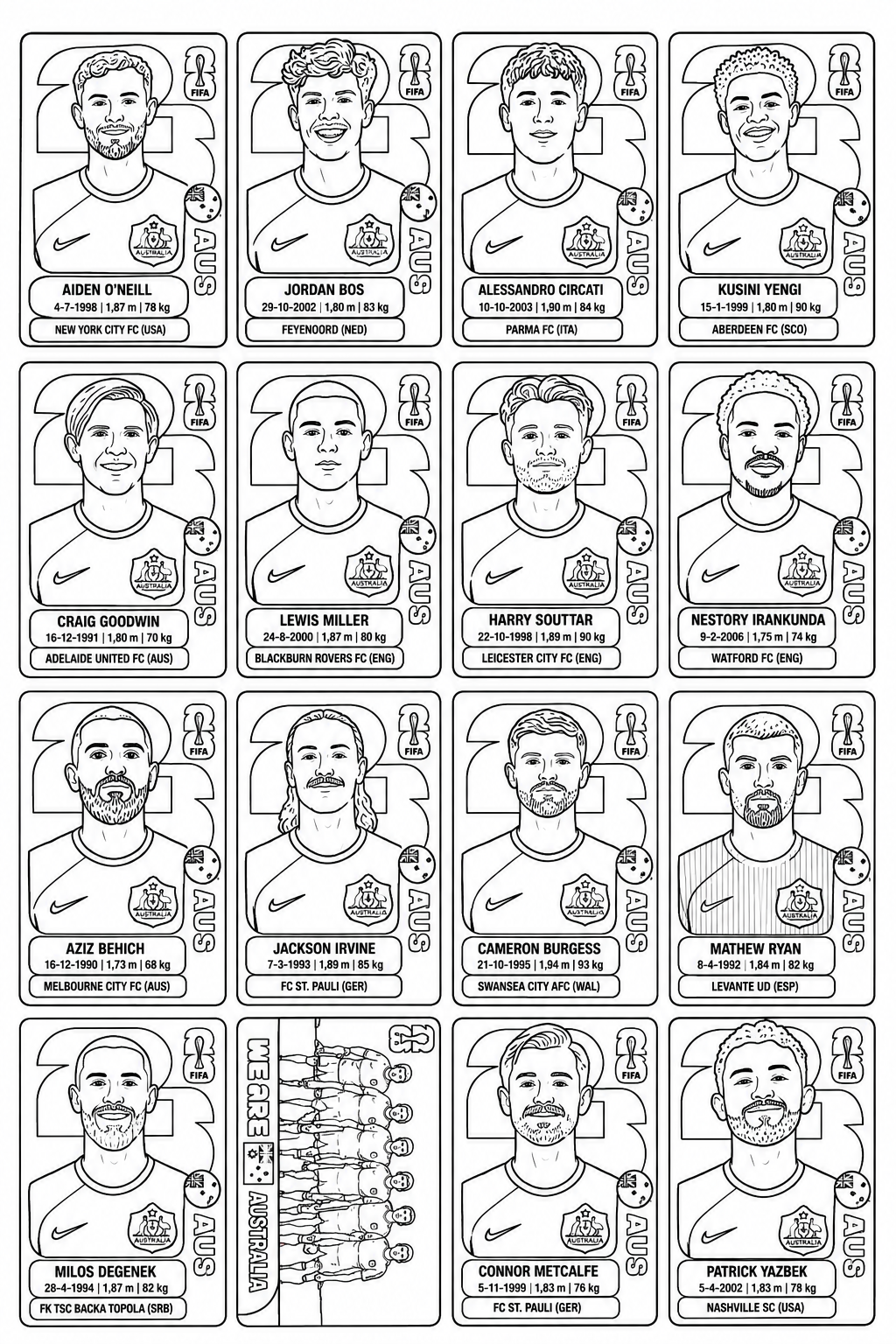 Australia coloring page 1