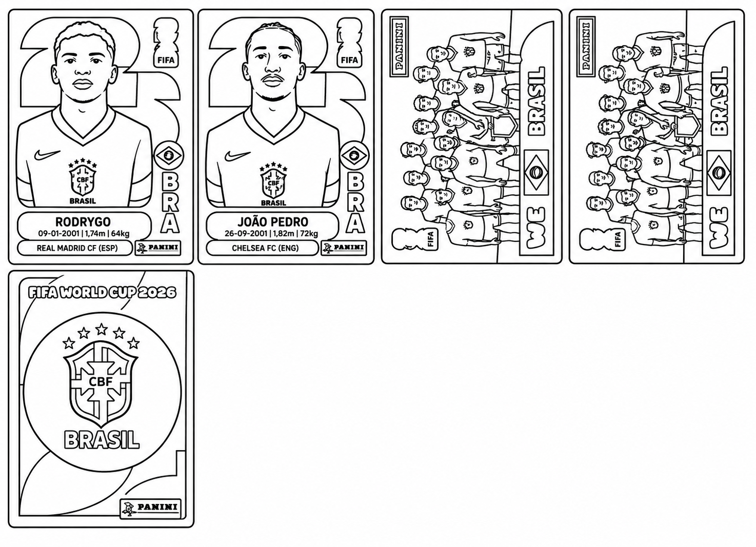 Brazil coloring page 2