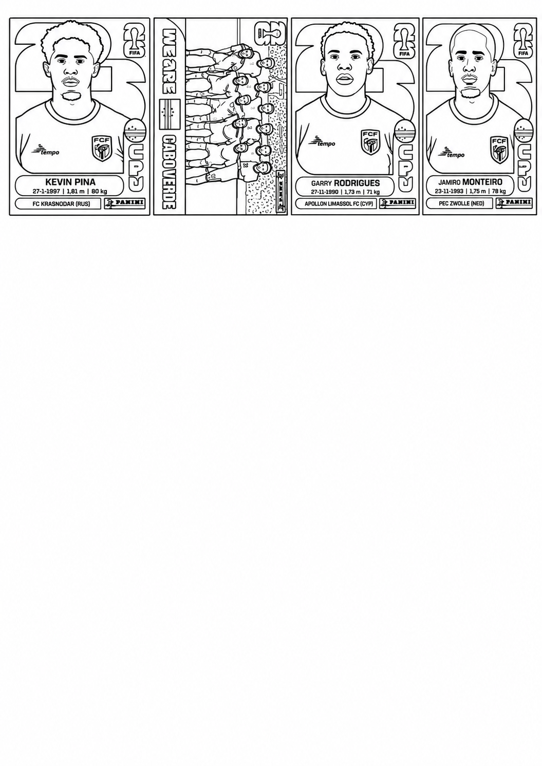 Cabo Verde coloring page 2