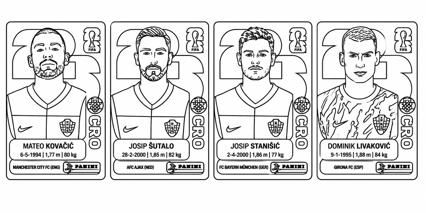 Croatia coloring page 2