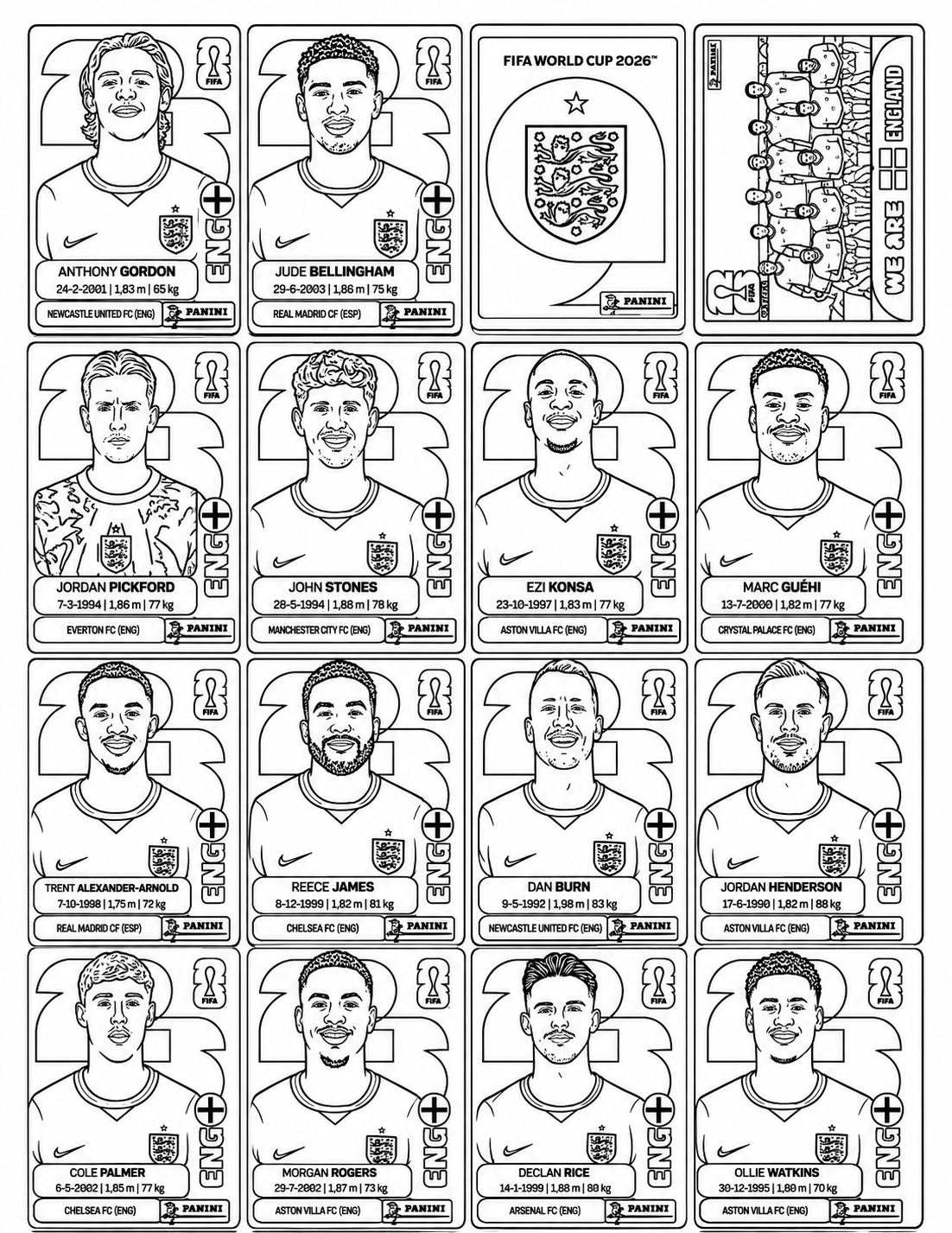 England coloring page 1