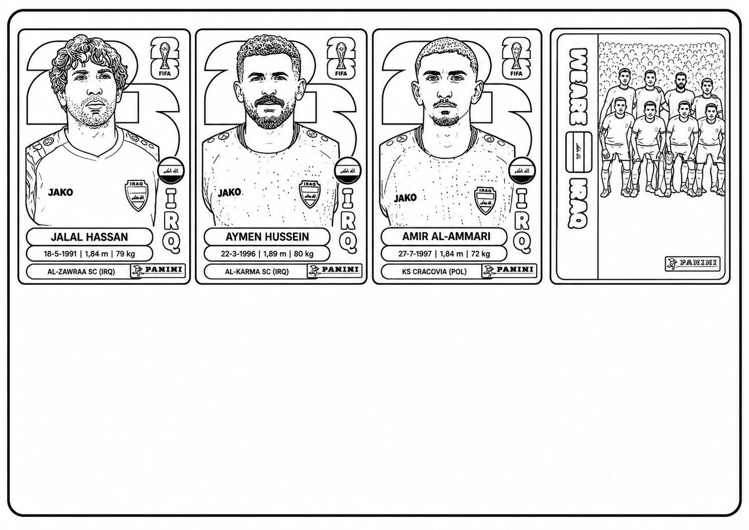 Iraq coloring page 2