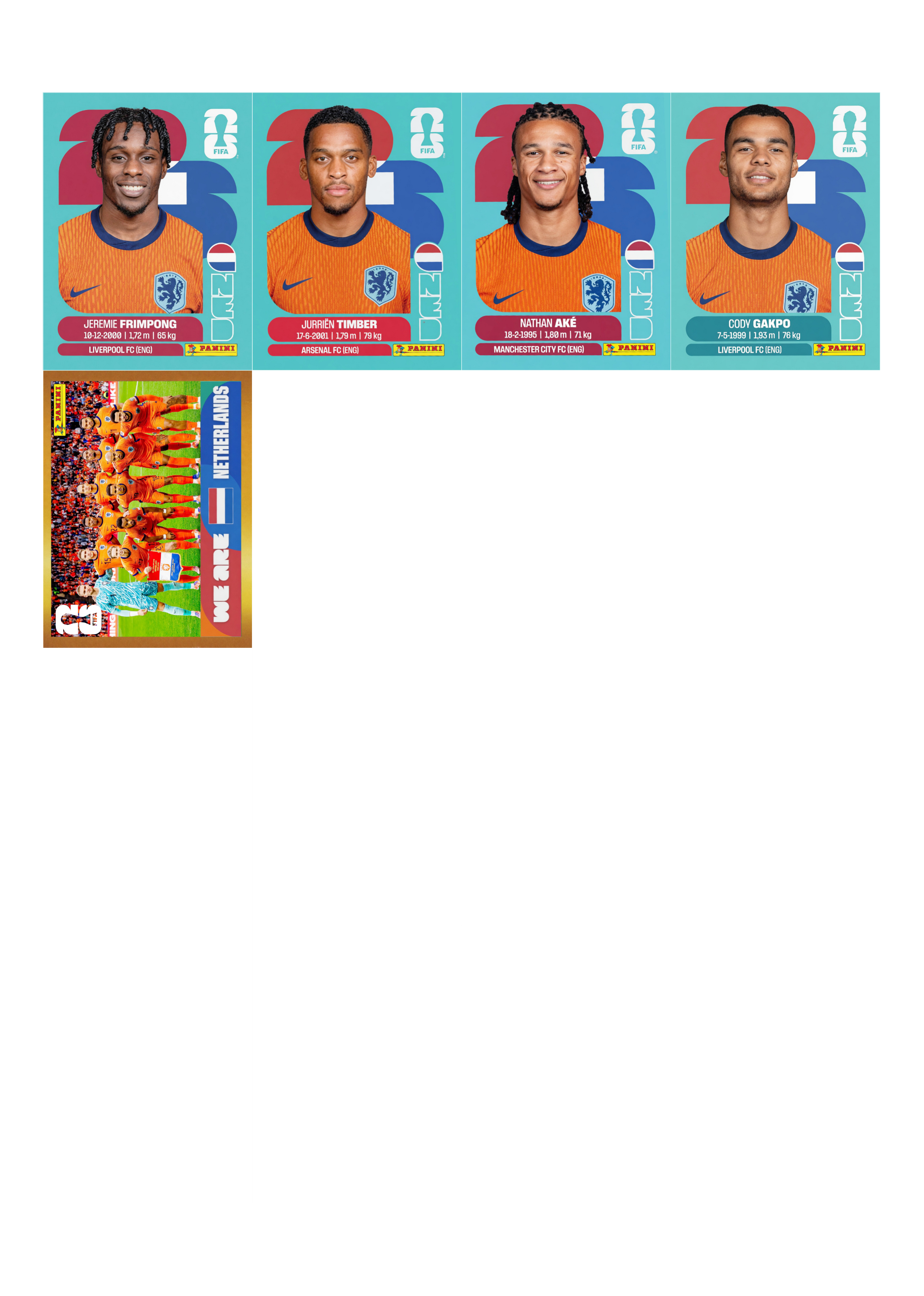 Netherlands sticker page 2 original