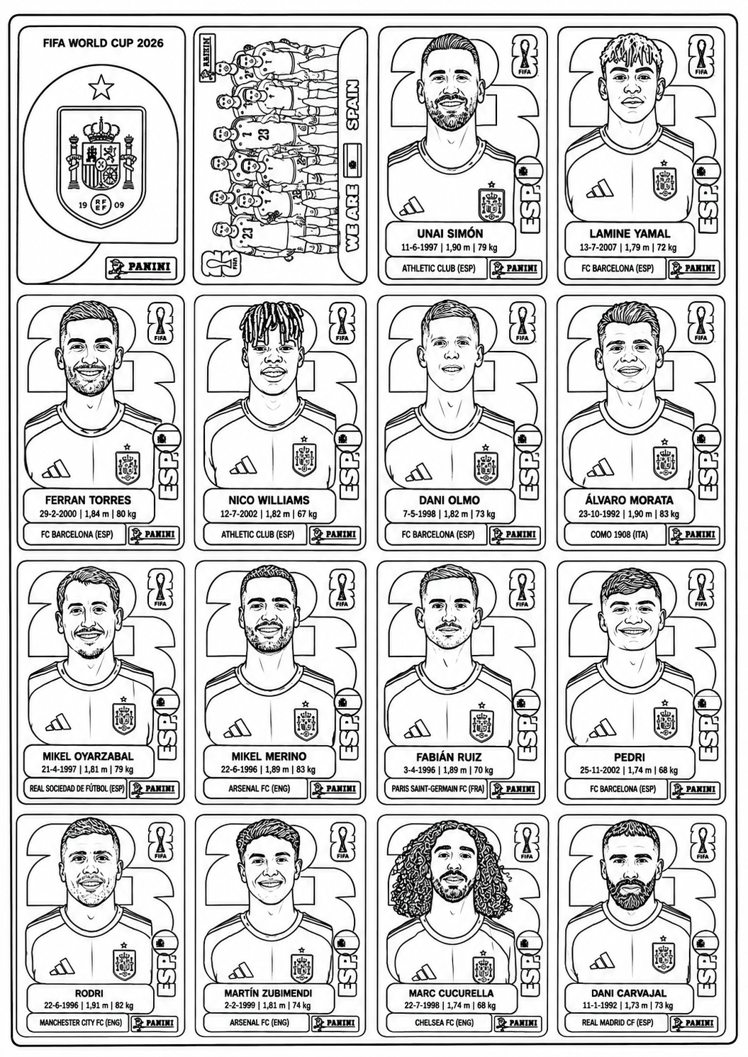 Spain coloring page 1