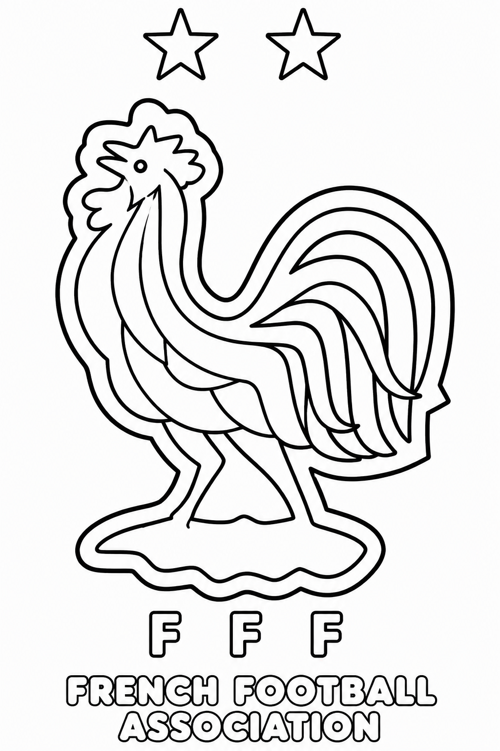 France crest coloring page