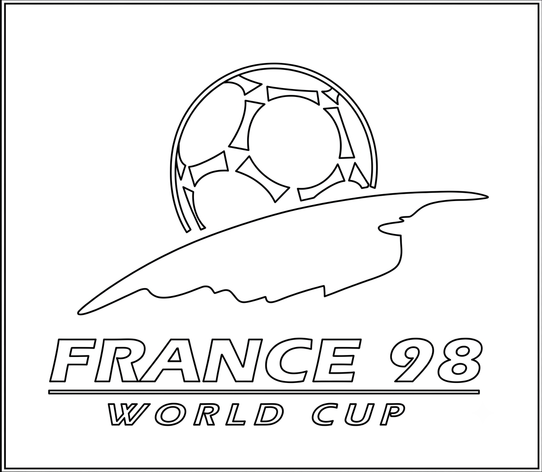 FIFA World Cup 1998 Official Emblem coloring page