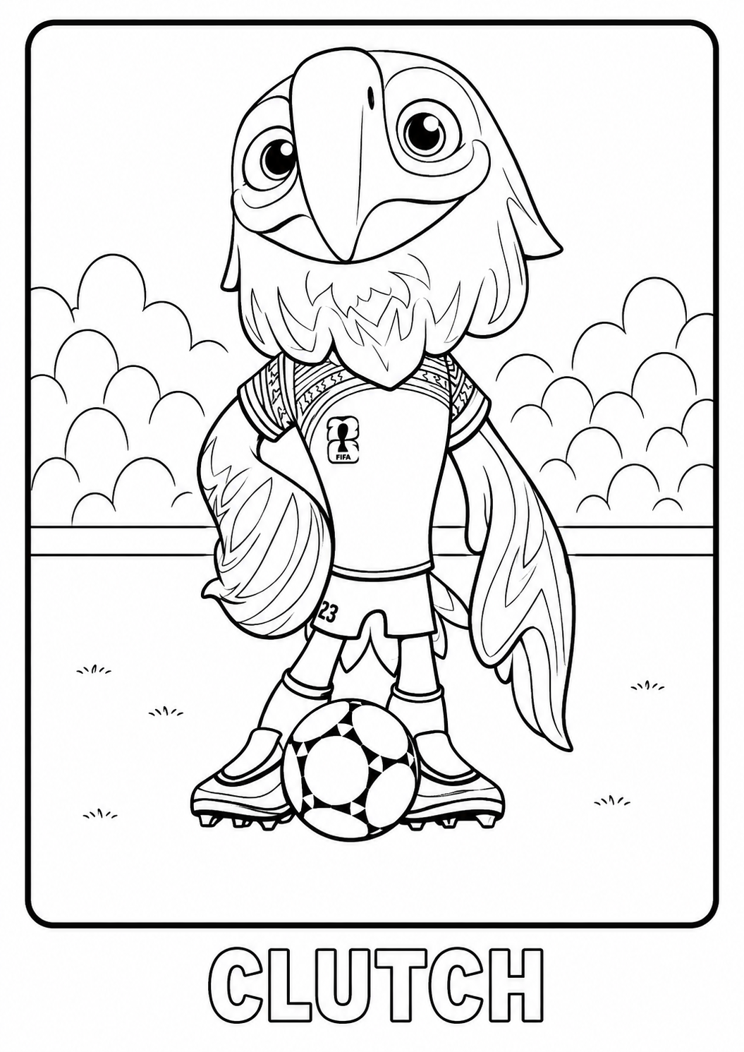 Clutch coloring page