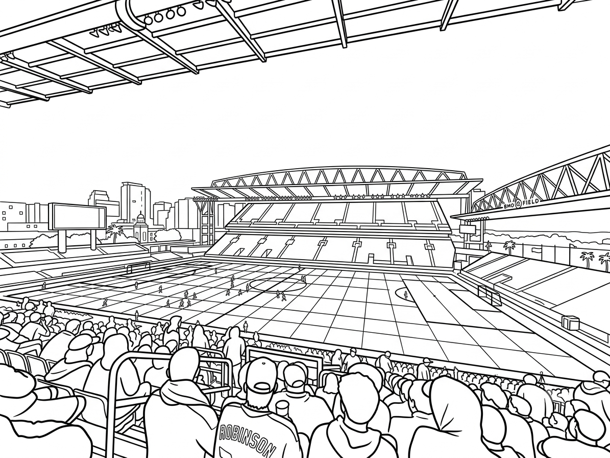 BMO Field coloring page